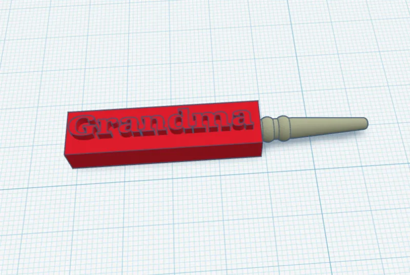 Grandma Cribbage Peg
