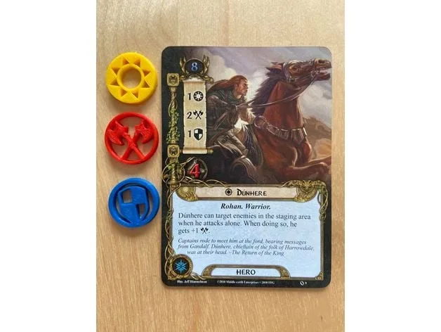Lord of the Rings LCG Tokens No Base