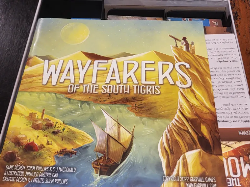 Wayfarers of the South Tigris + expansions, Inlay