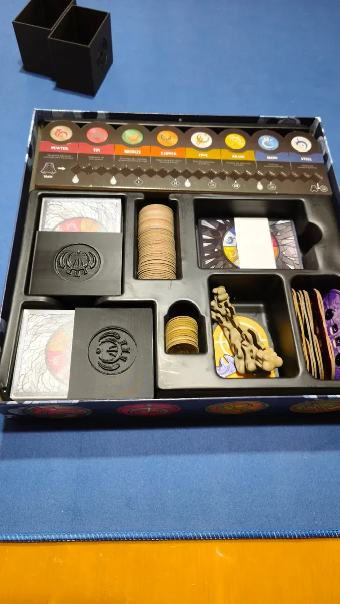 Sleeved card case for Mistborn Deckbuilding game