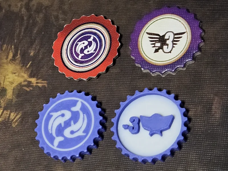 Scythe - Invaders from Afar Togawa Trap Tokens