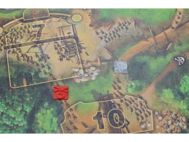Stronghold - Traps - Boardgame components