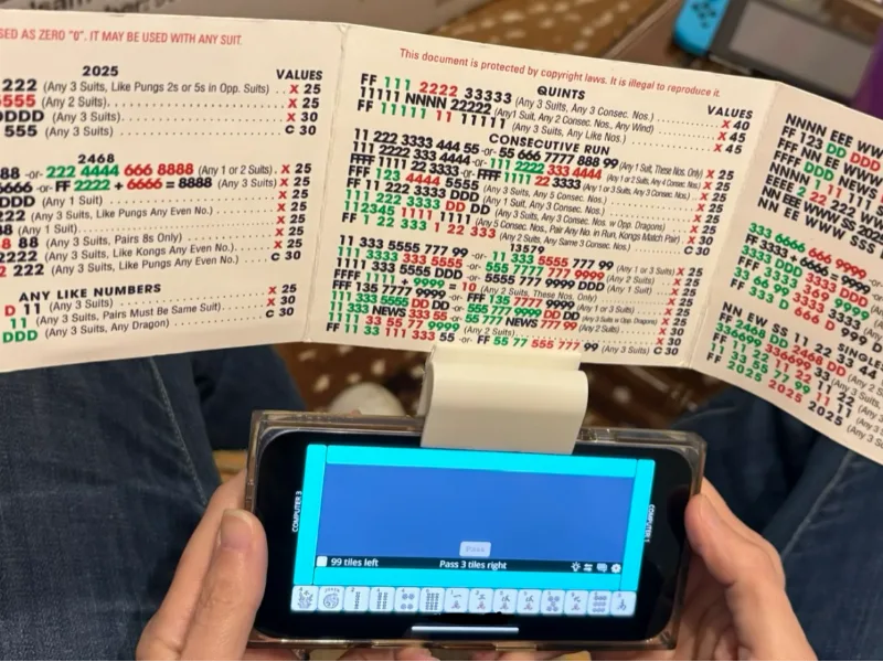 Mahjong Card Holder 