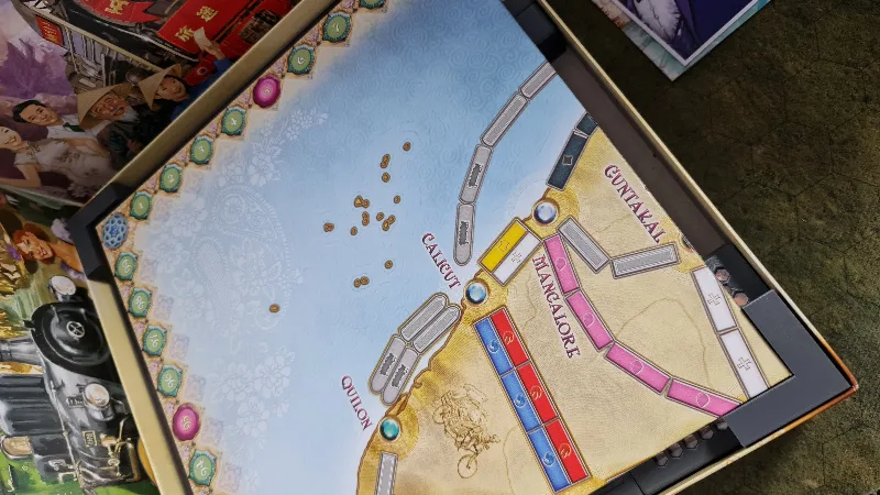 Insert for Ticket to Ride Map Collection: Volume 2 – India & Switzerland