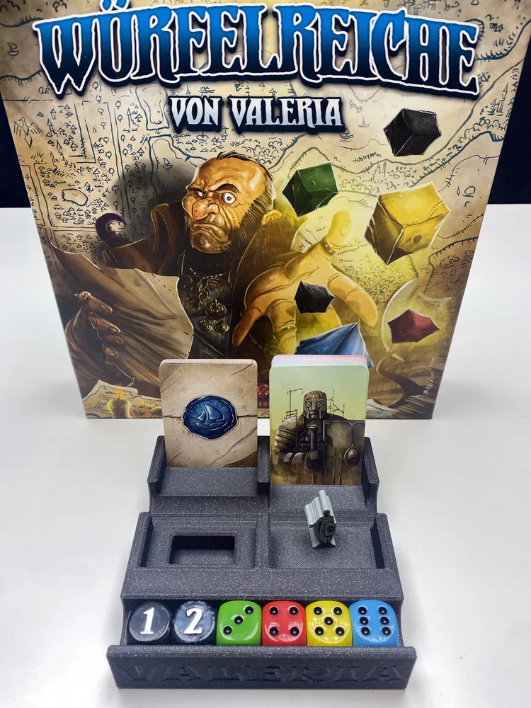 Dice & Card box for DICE KINGDOMS OF VALERIA (Würfelreiche von Valeria)
