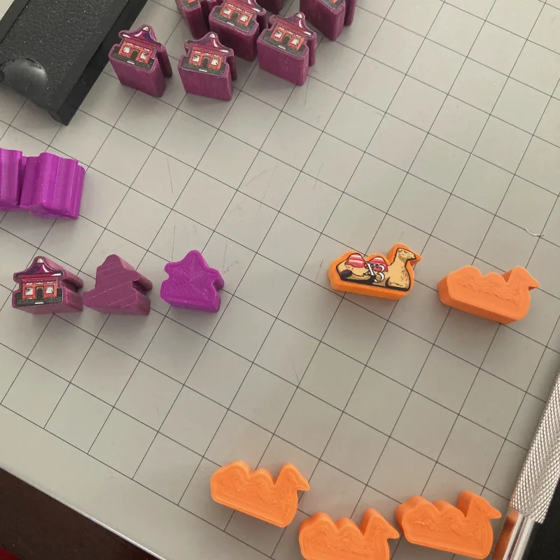Meeples for The Voyages of Marco Polo