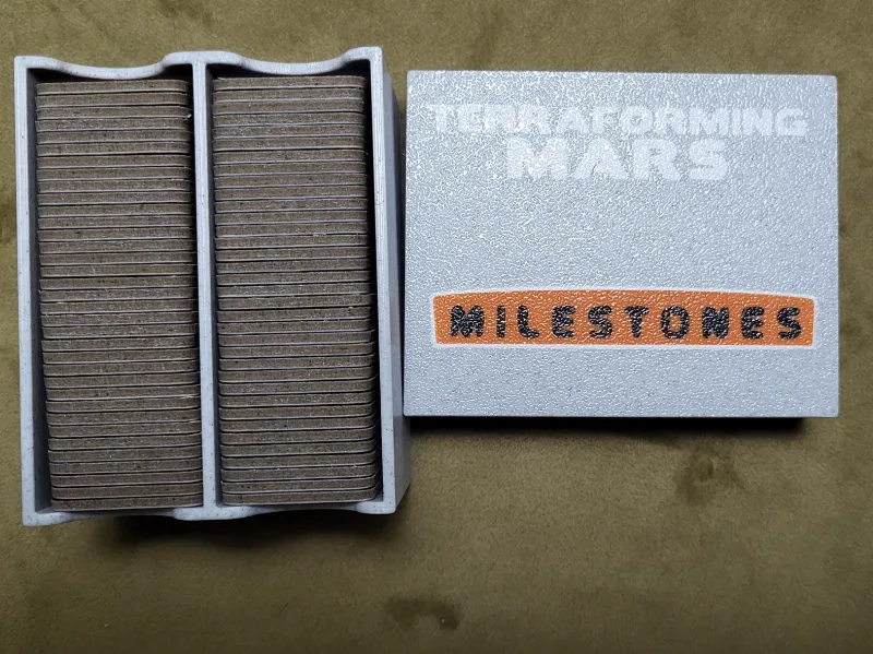 Storage for Milestones (Terraforming Mars)