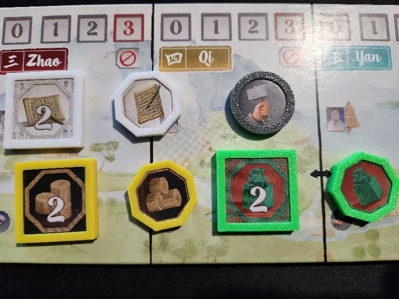 Zhanguo The First Empire unification token covers