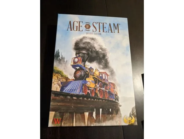 Age of Steam Deluxe Organizer - small printer remix