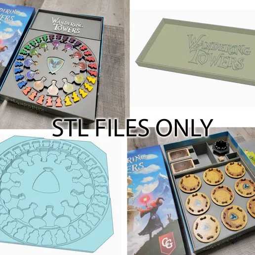 STL Files for Wandering Towers Insert