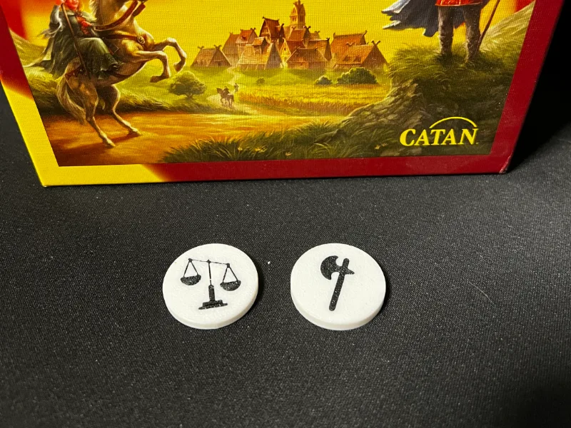 Rivals for Catan - Commerce + Hero Tokens