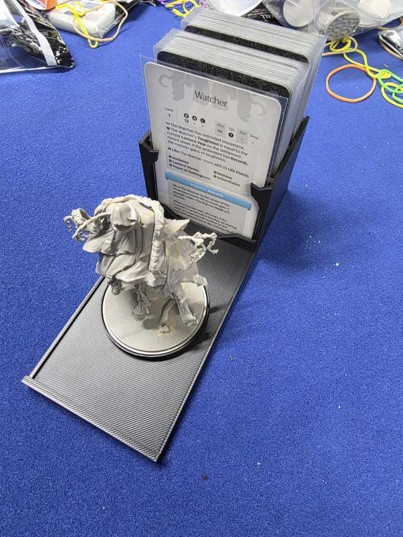 Kingdom Death monsters Stand for Gold Smoke Knight, Watcher, The Hand and Kings Man