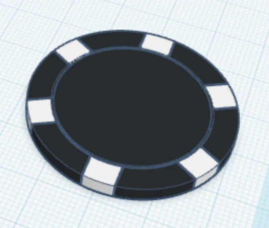 Poker Chip - Easy Two Piece
