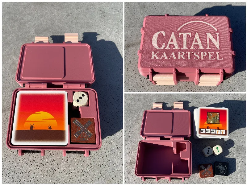 Custom Box for Rivals for Catan (English Version Included)