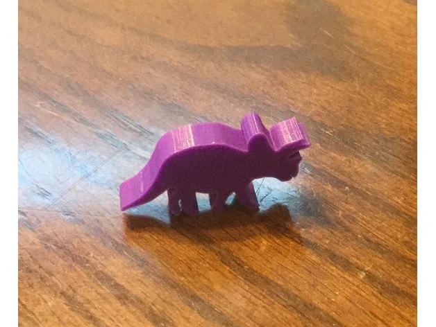 Triceratops Meeple