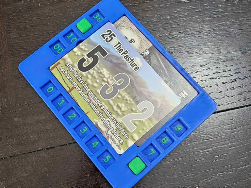 Smash up base card holder