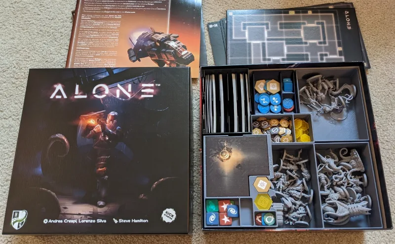 Alone Board Game Insert (Complete)