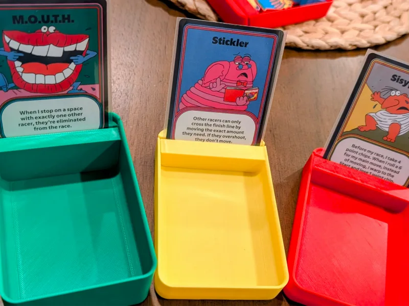 Card Holding Player Trays for Magical Athlete