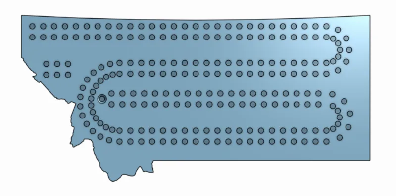 Cribbage Board