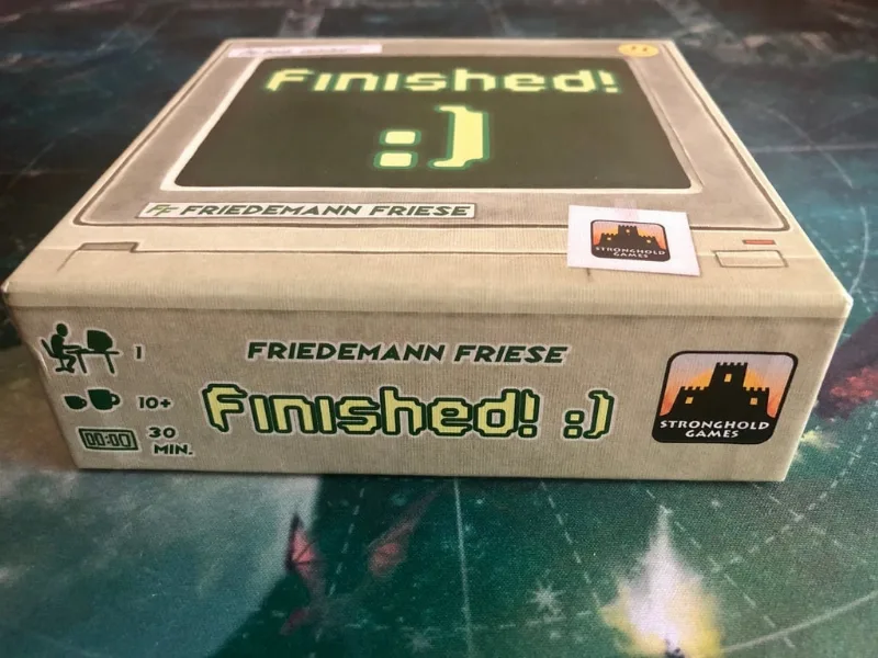 Finished! card game box insert